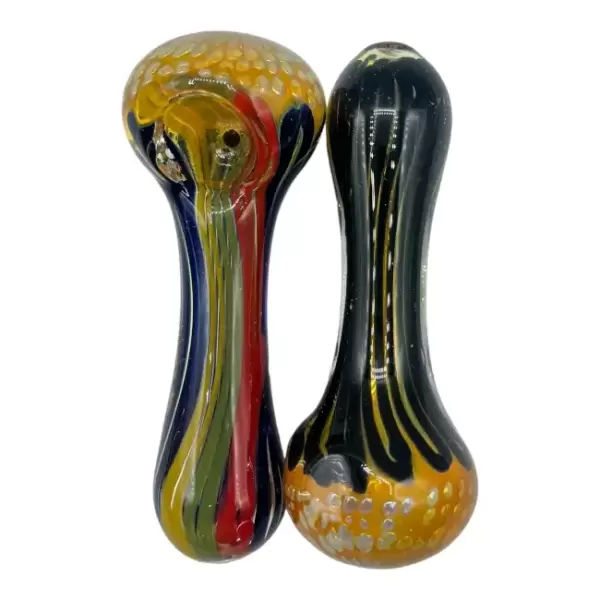 NBC - GLASS PIPE - HAND PIPE - 1CT - 4.5" - ASSORTED