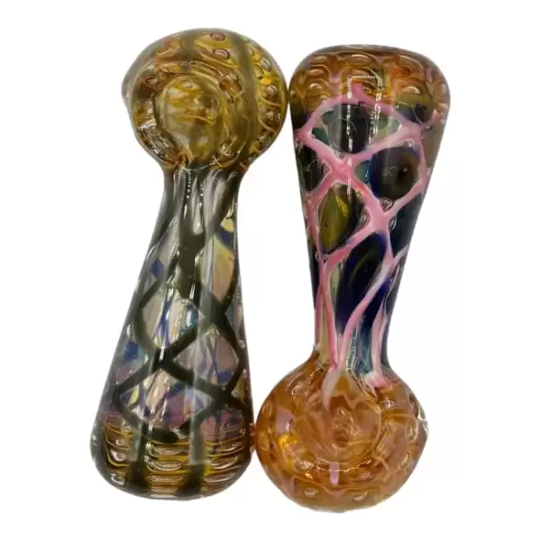 NBC - GLASS PIPE - HAND PIPE - 1CT - 4" - ASSORTED