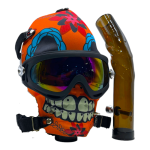 IDGAF - SMOKING ACC - GAS MASK - GT-M09 - 1CT - CLOTH - SKULL - ASSORTED COLOR