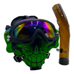 IDGAF - SMOKING ACC - GAS MASK - GT-M07 - 1CT - CLOTH - SKULL - ASSORTED COLOR