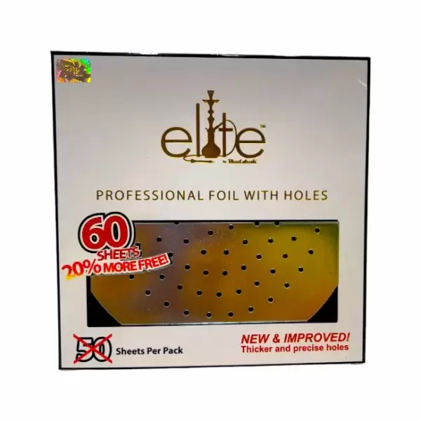 ELITE - HOOKAH ACC - FOIL - PROFESSIONAL - 60CT/PK - 1CT