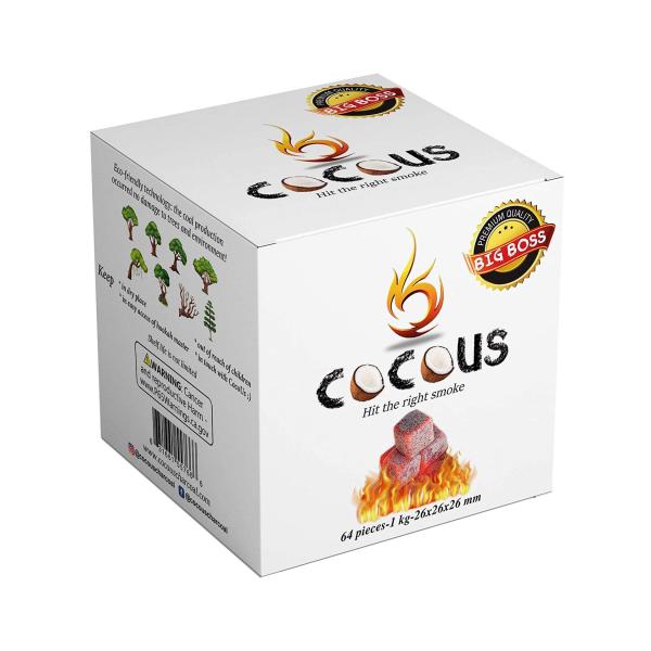 Cocous Big Boss Charcoal 64ct