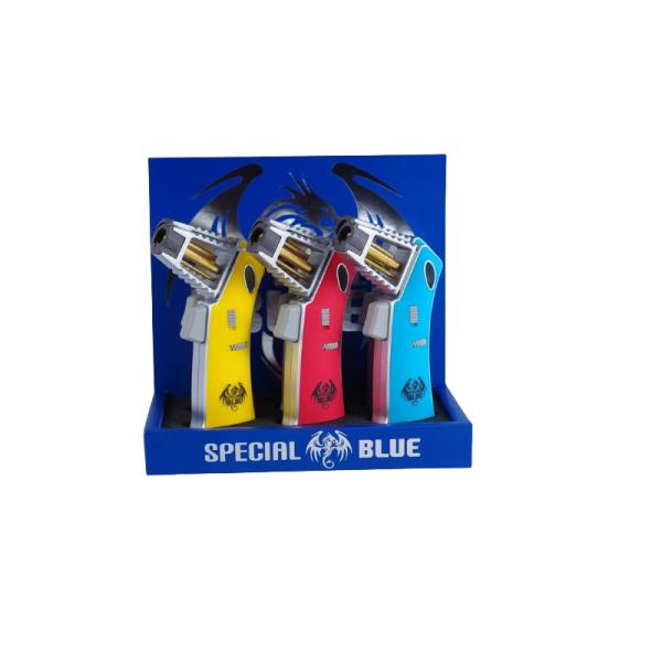 Special Blue Avengers Neo Torch Lighters 6ct Display